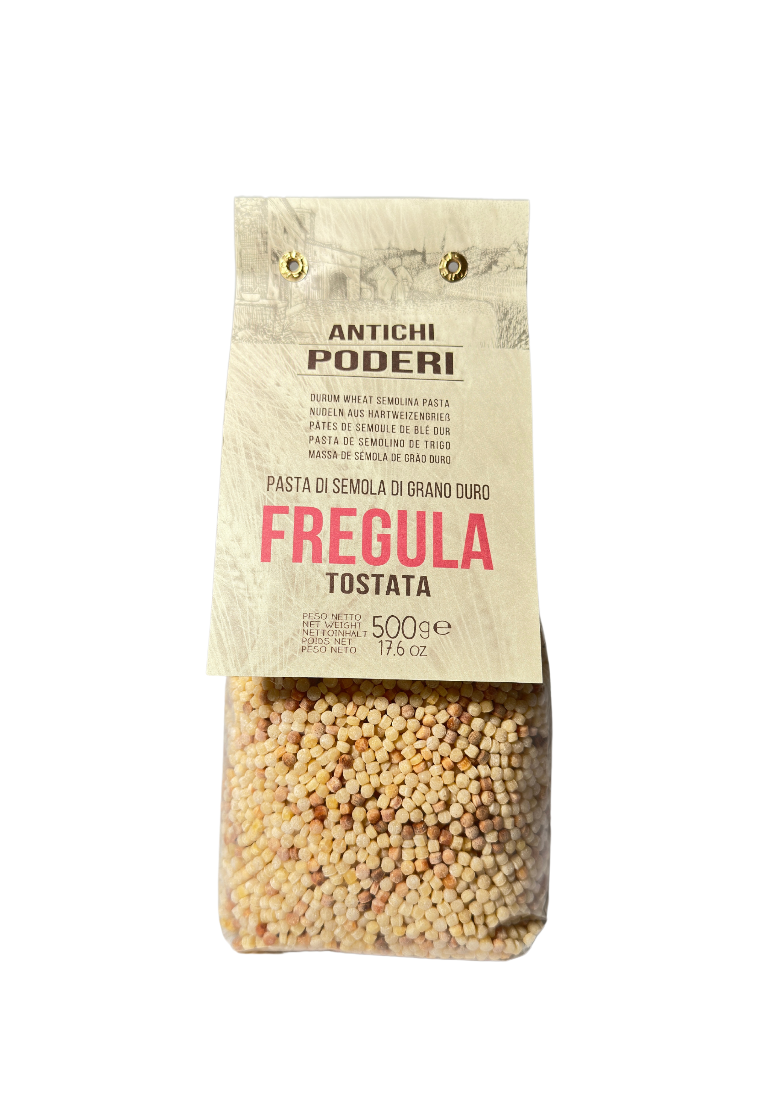 Antichi Poderi Toscani Toasted Fregula Pasta 17.6oz/500g