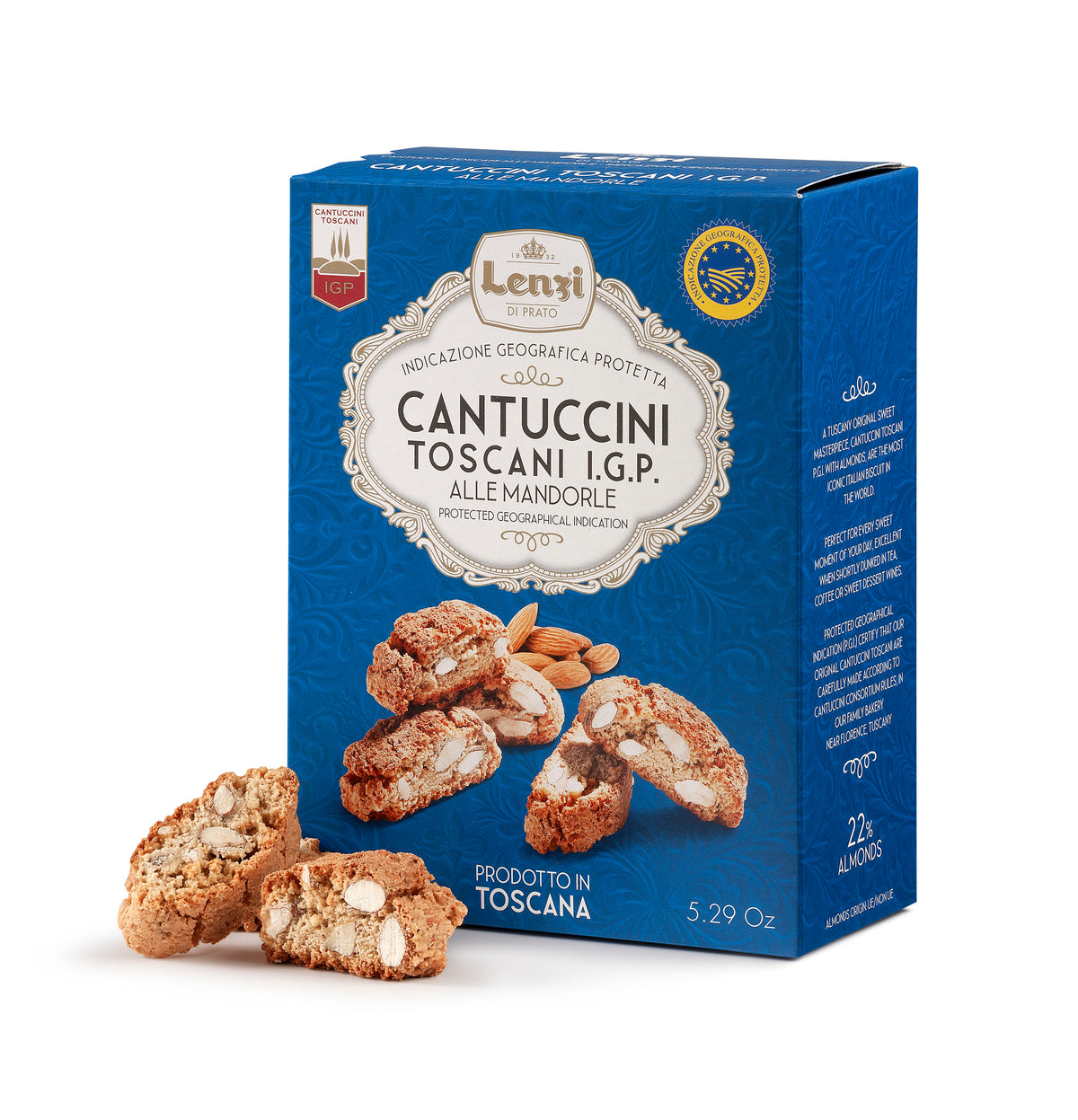 Lenzi Almond Cantuccini Toscani 5.29oz/150g