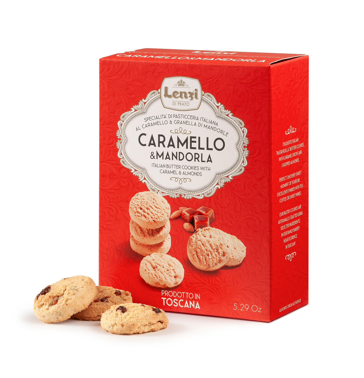 Lenzi Caramel & Almonds Pasticcini 5.29oz/150g