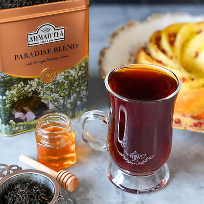 Ahmad Paradise Blend Loose Leaf Black Tea in Tin 17.6oz/500g