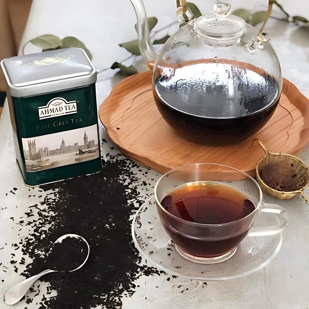 Ahmad Earl Grey Loose Leaf Black Tea in Tin 7oz/200g