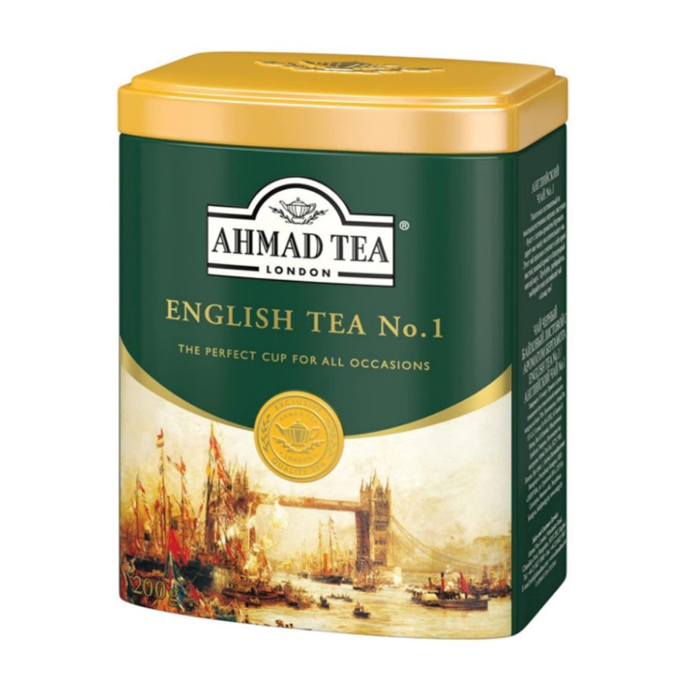 Ahmad English Tea No.1 Black Loose Leaf Tea in Tin