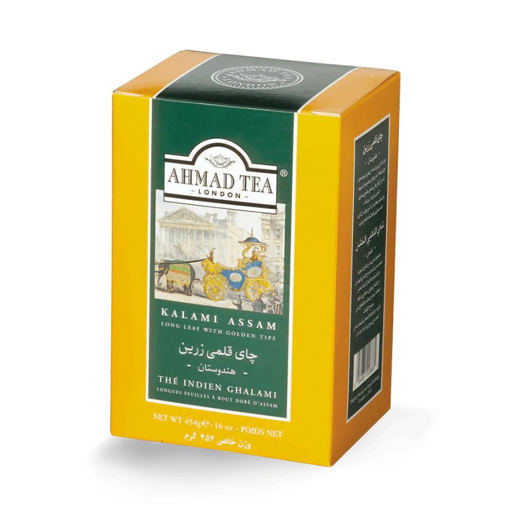 Ahmad Kalami Assam Black Loose Leaf Tea in Paper Carton