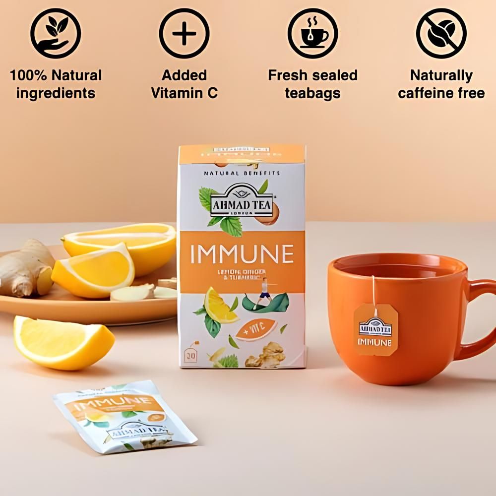 Ahmad Immune Herbal Infusion 20 foil wrapped tea bags