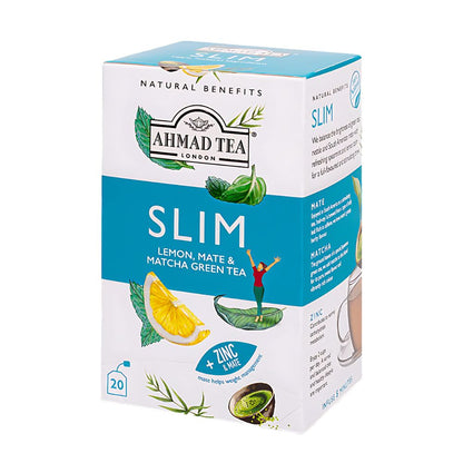 Ahmad Slim Lemon, Mate, and Matcha Green Tea