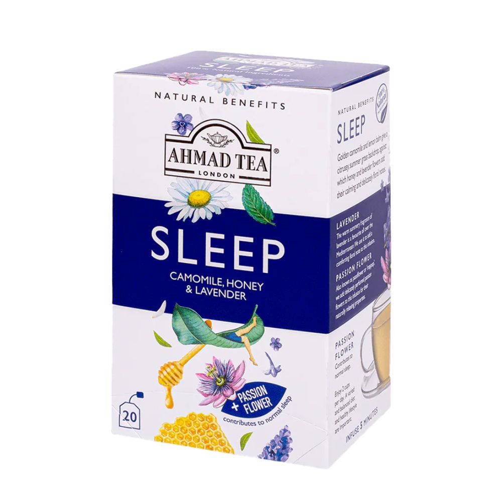 Ahmad Sleep Camomile, Honey, and Lavender Tea