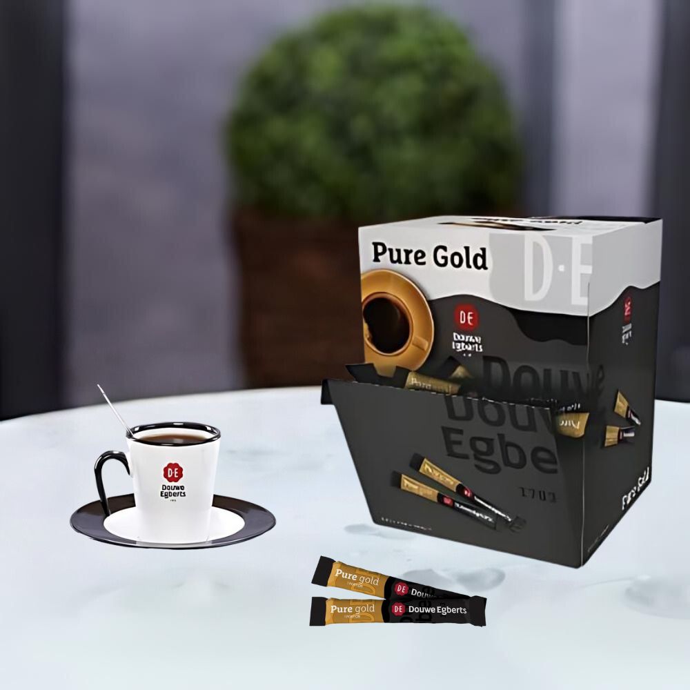 Douwe Egberts Pure Gold Instant Coffee Sticks 200ct