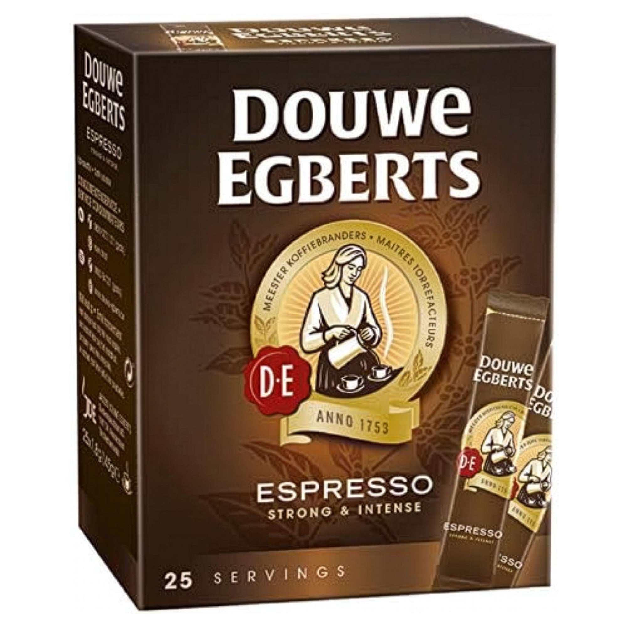 Douwe Egberts Instant Espresso Sticks 25ct