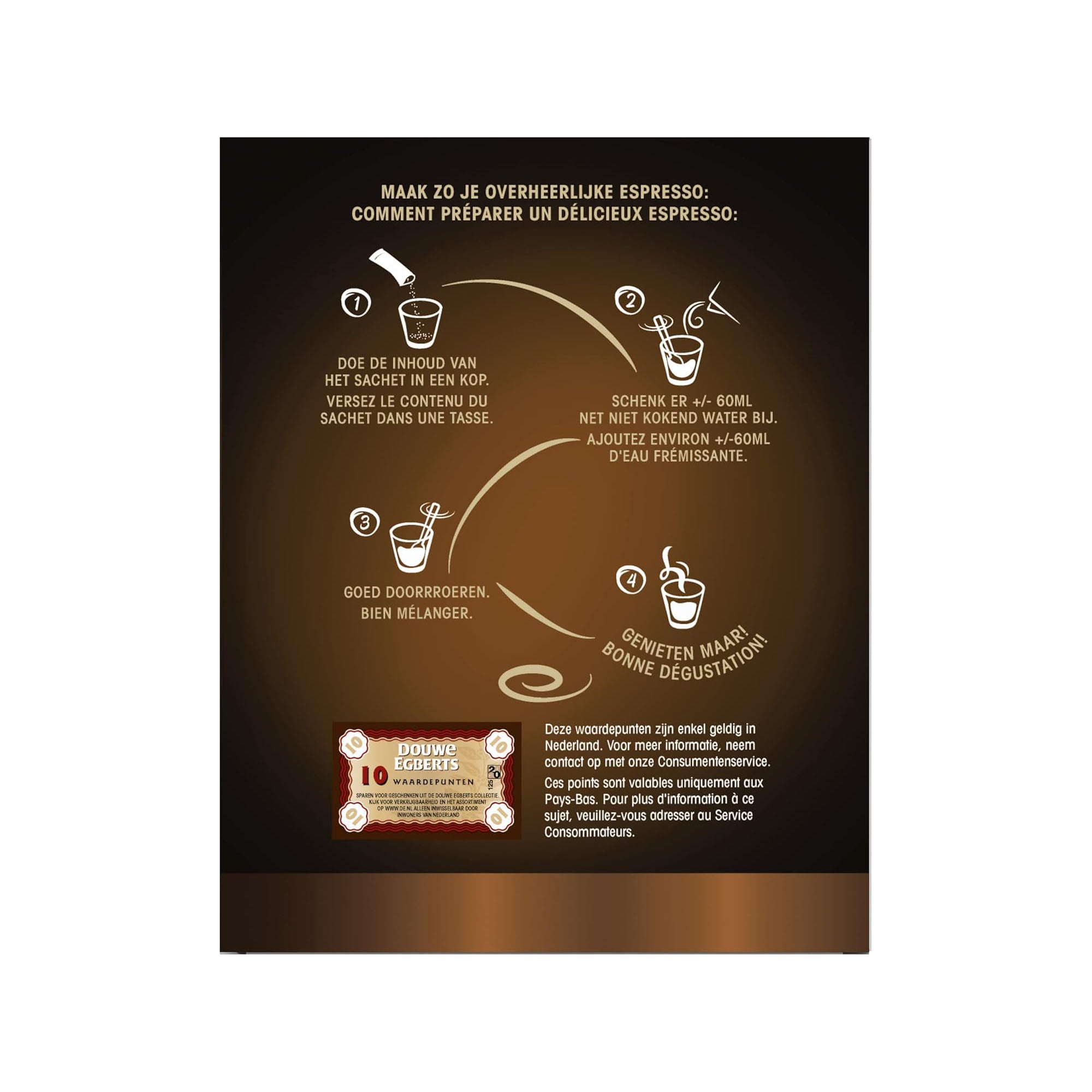 Douwe Egberts Instant Espresso Sticks 25ct