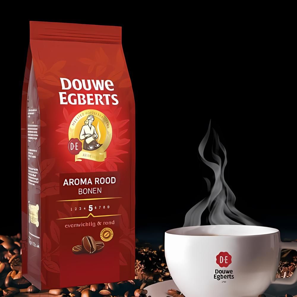 Clearance - Douwe Egberts Aroma Rood Whole Bean Coffee 17.6oz/500g