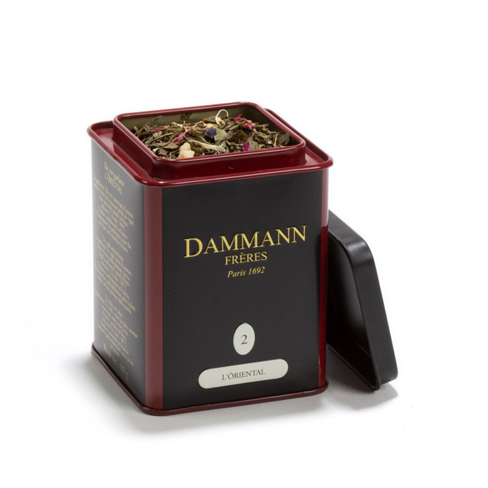 Dammann Freres L'Oriental Green Loose Leaf Tea in Tin 3.5oz/100g