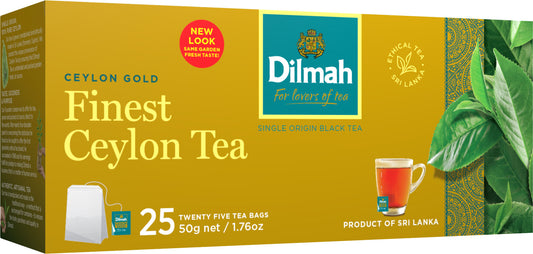 Clearance - Dilmah Ceylon Gold Finest Tea 25 tea bags