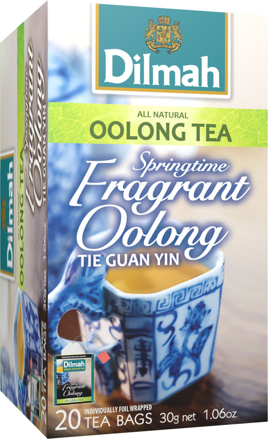 Clearance - Dilmah Springtime Fragrant Oolong Tea 20 foil tea bags
