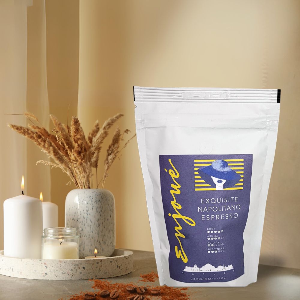 Clearance - Enjoue Exquisite Napolitano Espresso Ground Coffee 8.8oz/250g