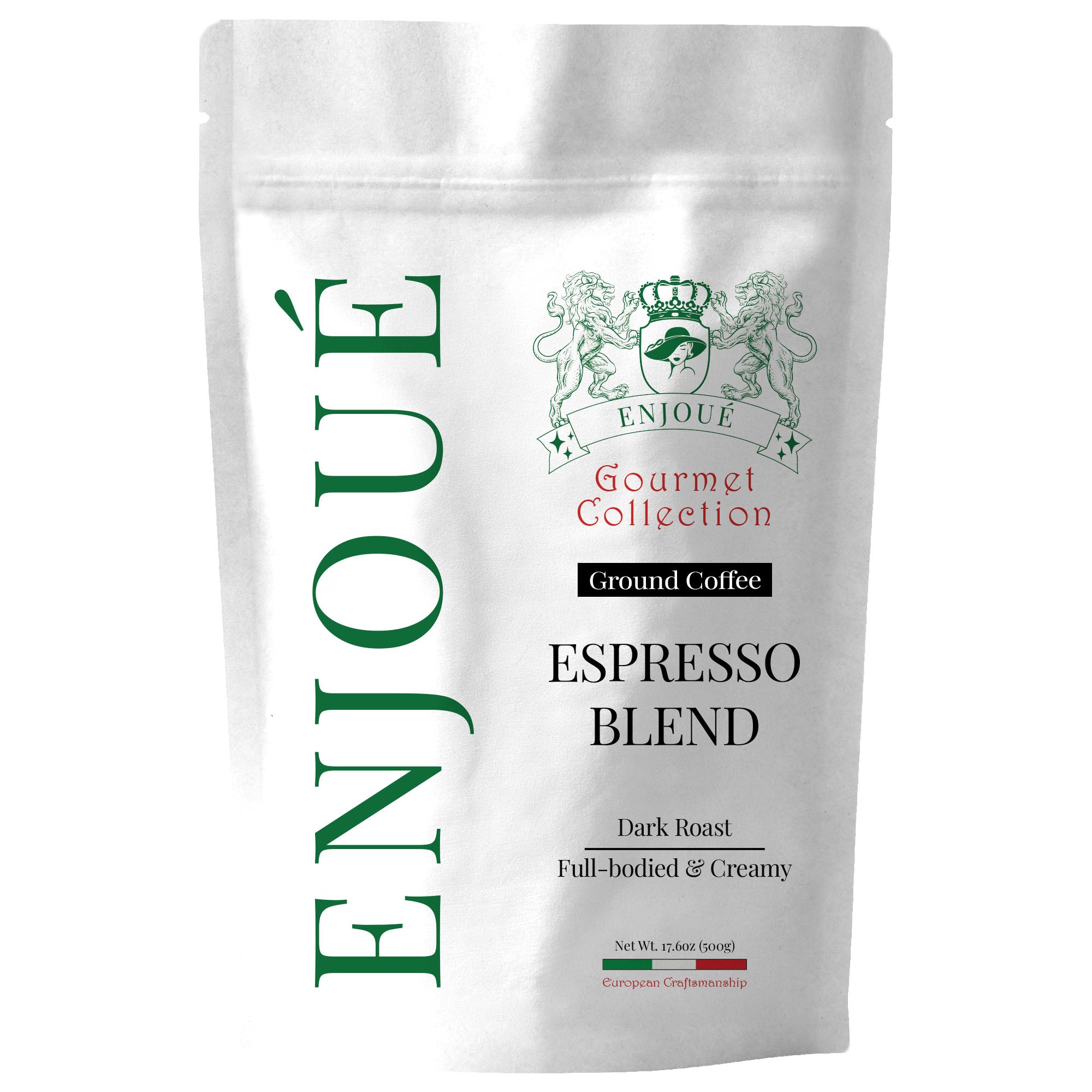 Enjoue Espresso Blend Coffee Ground Coffee 17.6oz/500g
