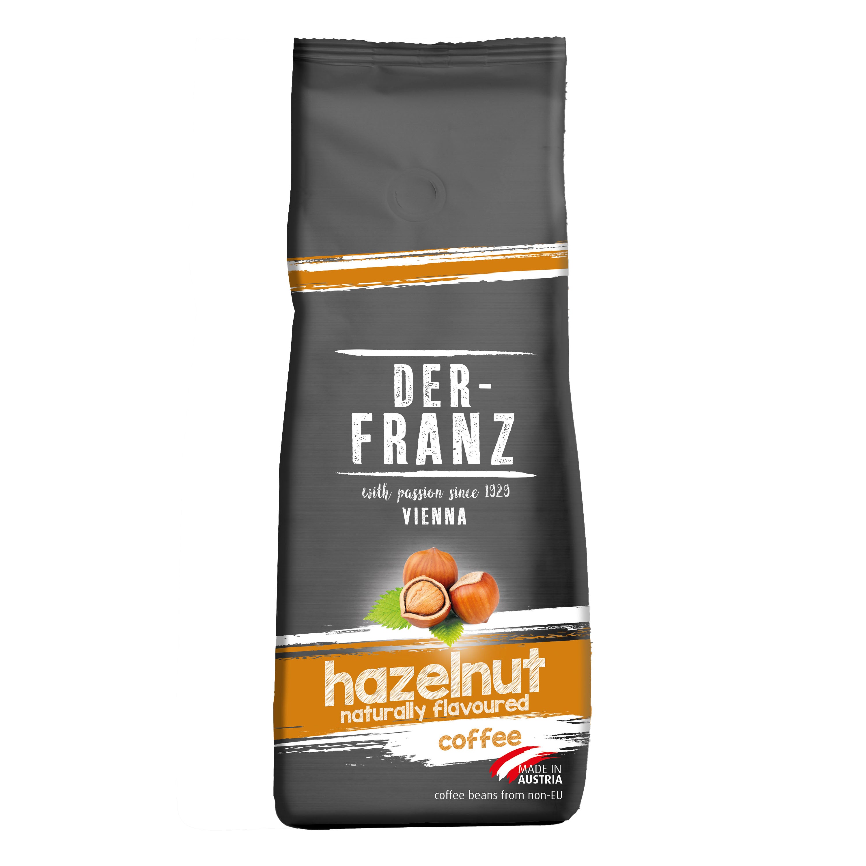 Der Franz Hazelnut Flavored Ground Coffee 17.6oz/500g