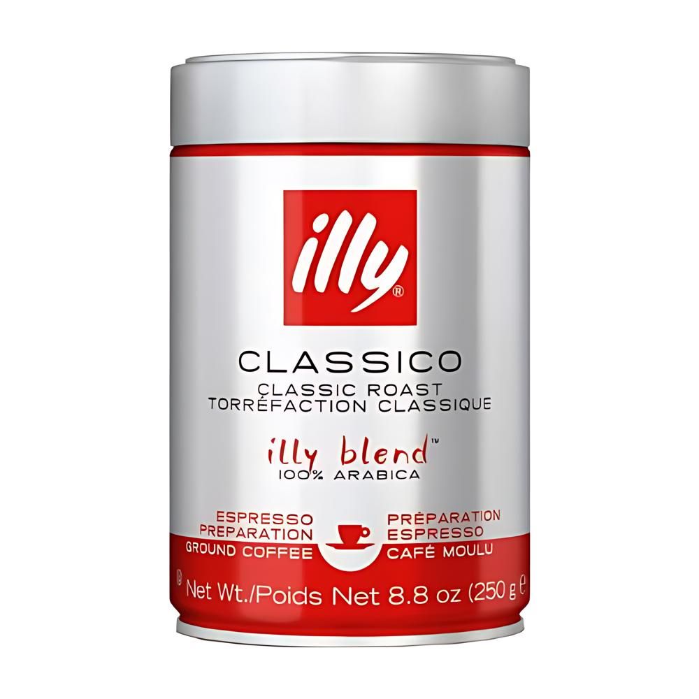 illy Classico Espresso Ground Coffee 