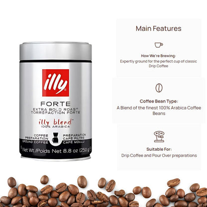 illy Forte Drip Ground Coffee