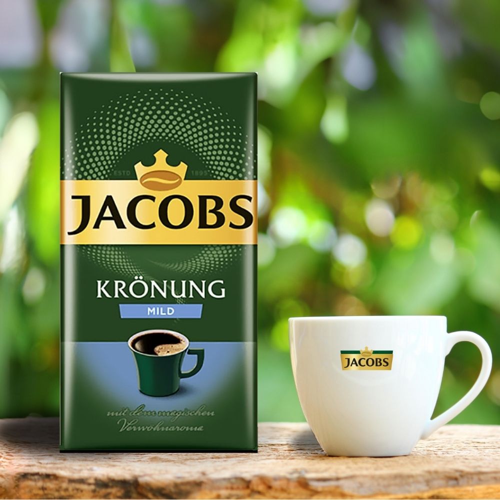 Jacobs Kronung Mild Ground Coffee 17.6oz/500g
