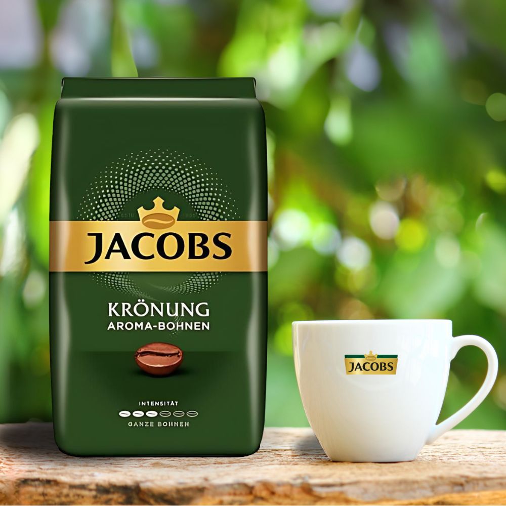 Jacobs Kronung Whole Bean Coffee 17.6oz/500g