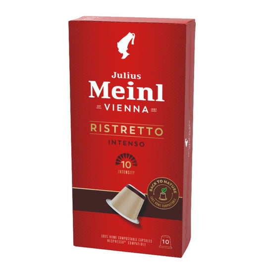 Julius Meinl Ristretto Intenso Coffee Biodegradable Capsules 10ct