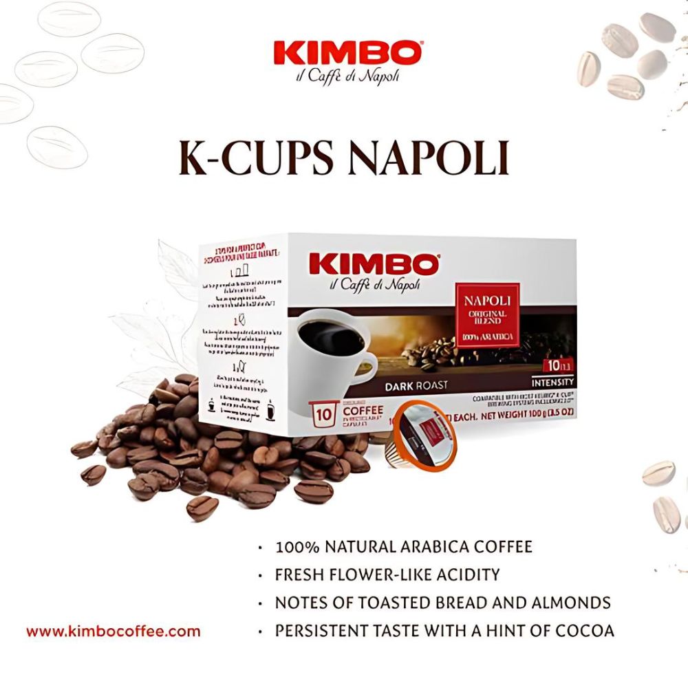 Kimbo Napoli Original Blend Coffee K-Cup Pods 10ct