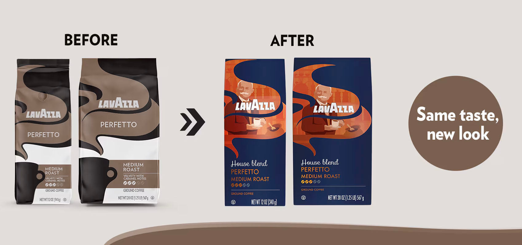 Lavazza House Blend Perfetto Ground Coffee 12oz/340g