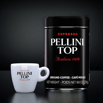 Pellini Top Ground Coffee in a Can 250g/8.8oz.