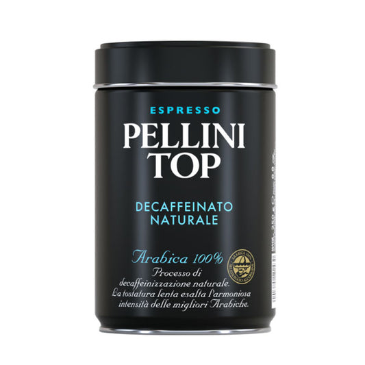 Pellini Top Decaffeinated Ground Coffee in a Can