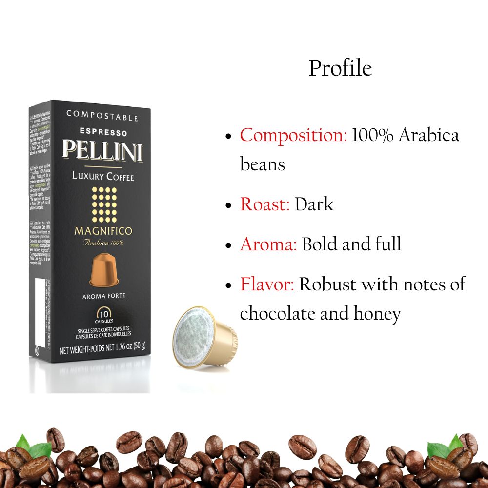 Pellini Luxury Magnifico Nespresso Capsules 10ct