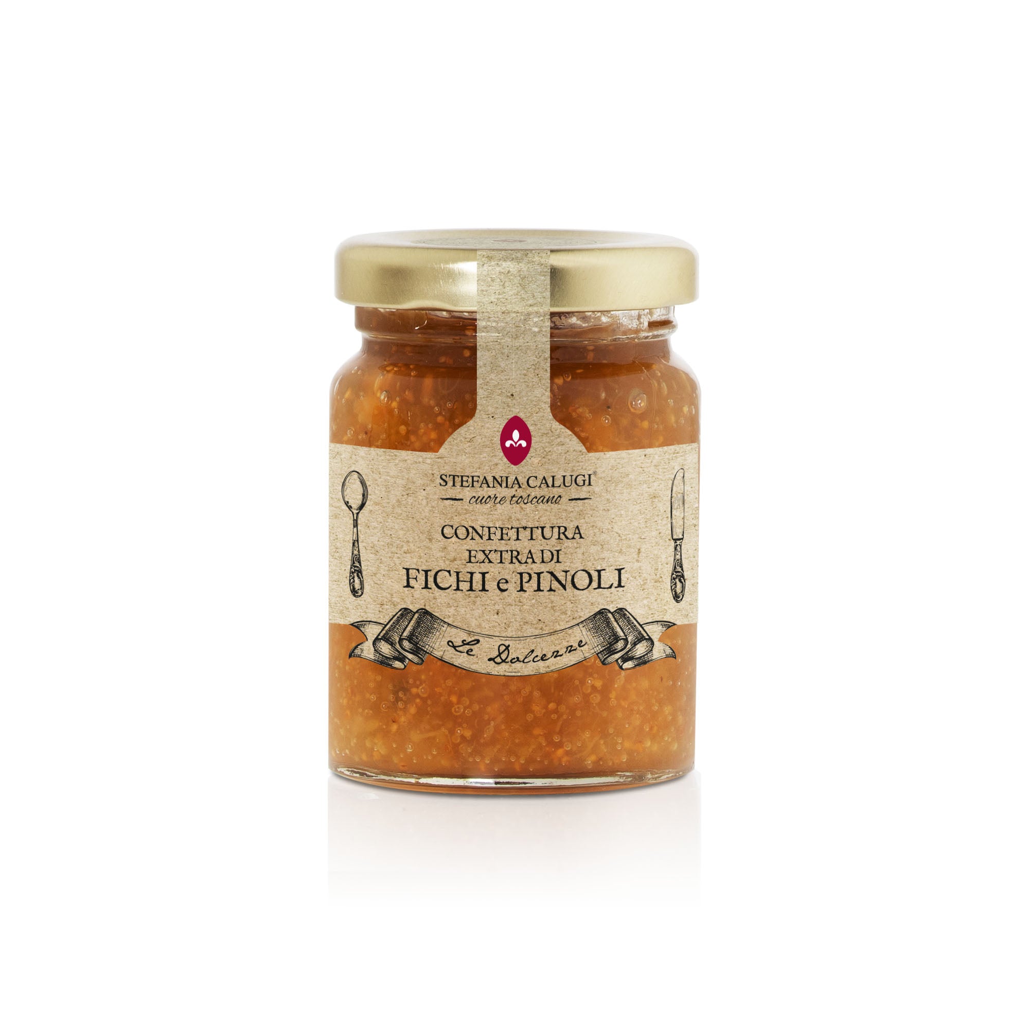 Stefania Calugi Vegan Extra Figs and Pine Nut Jam 1.41oz/40g