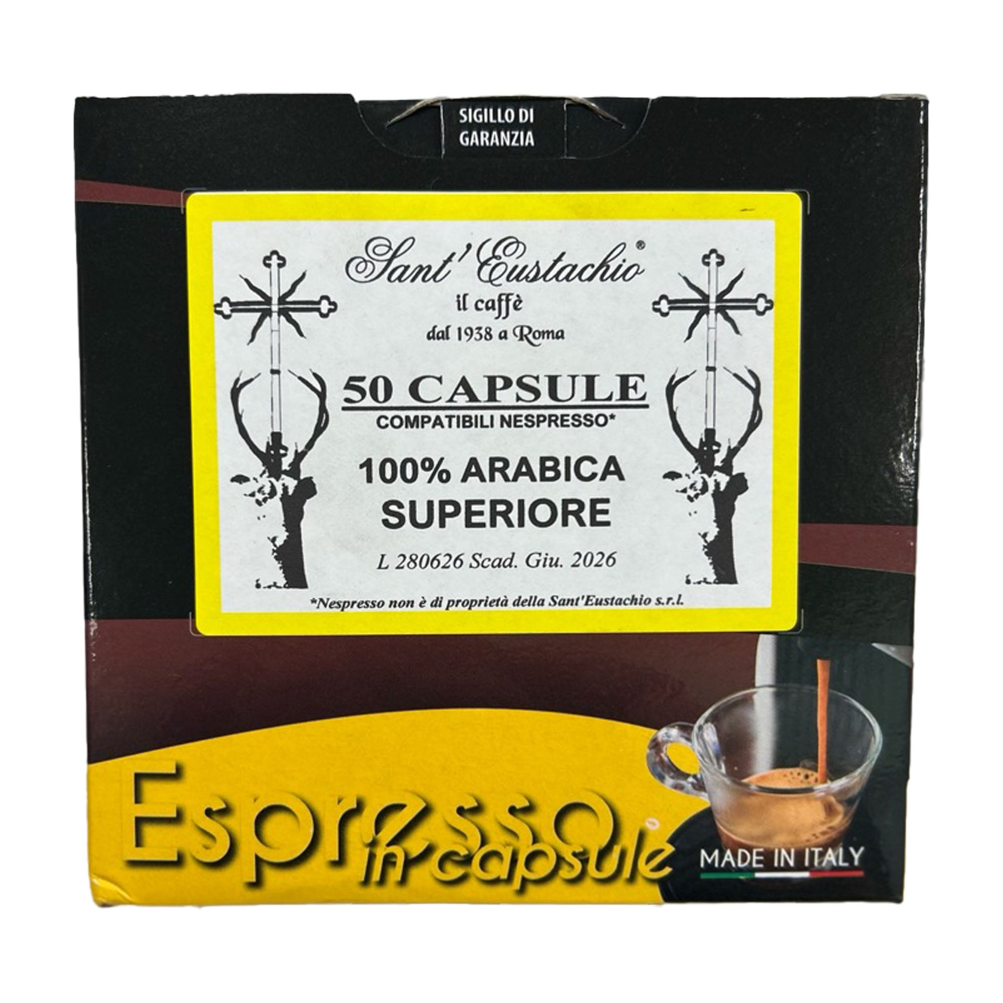 Sant'Eustachio Coffee Nespresso Capsules 50ct