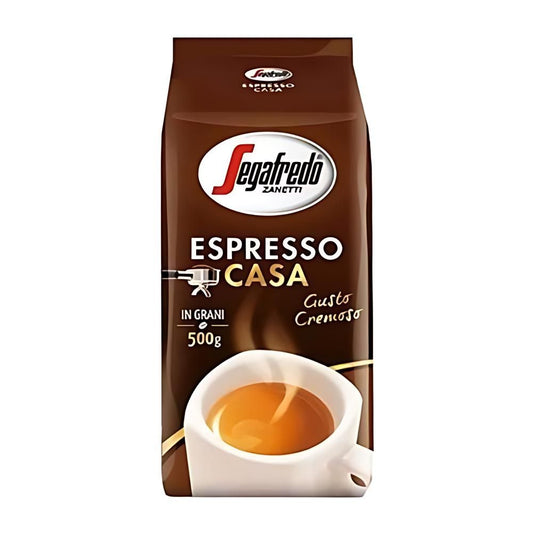 Segafredo Espresso Casa Whole Bean Coffee in cup