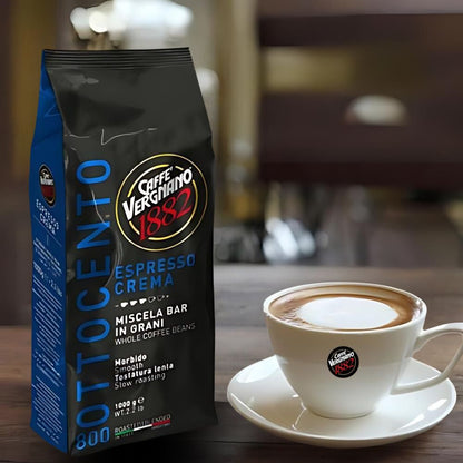 Caffe Vergnano Espresso Crema 800 Whole Bean Coffee 2.2lb/1kg