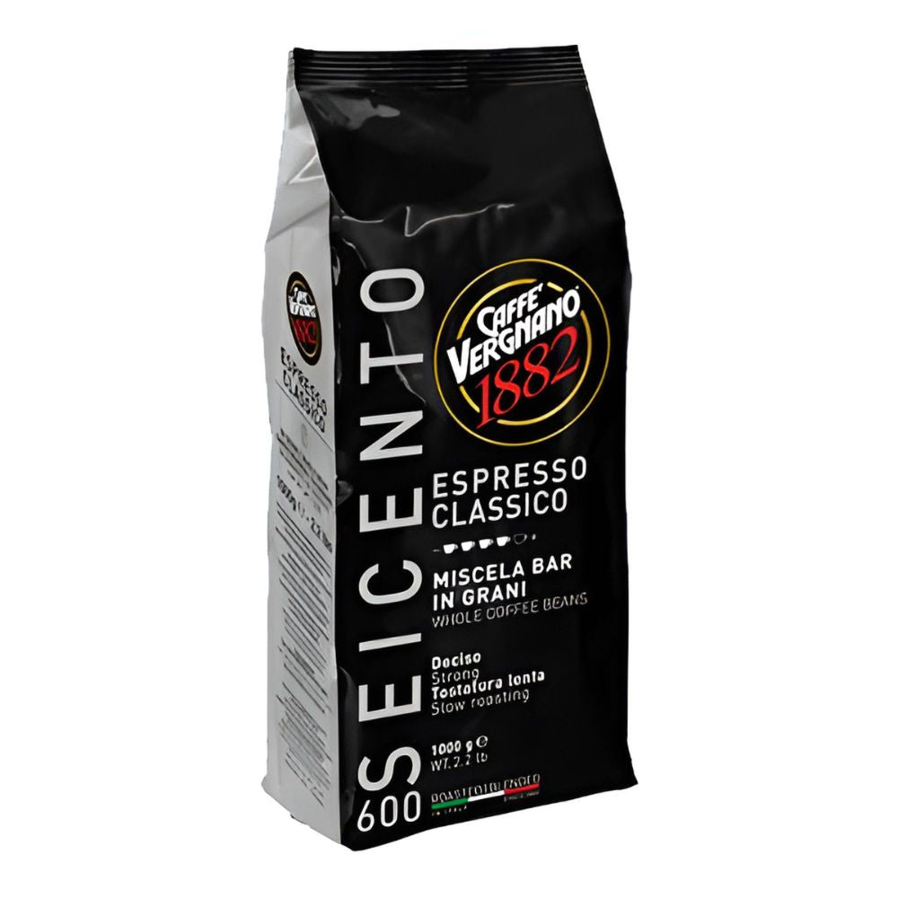 Caffe Vergnano Espresso Classico 600 Whole Bean Coffee
