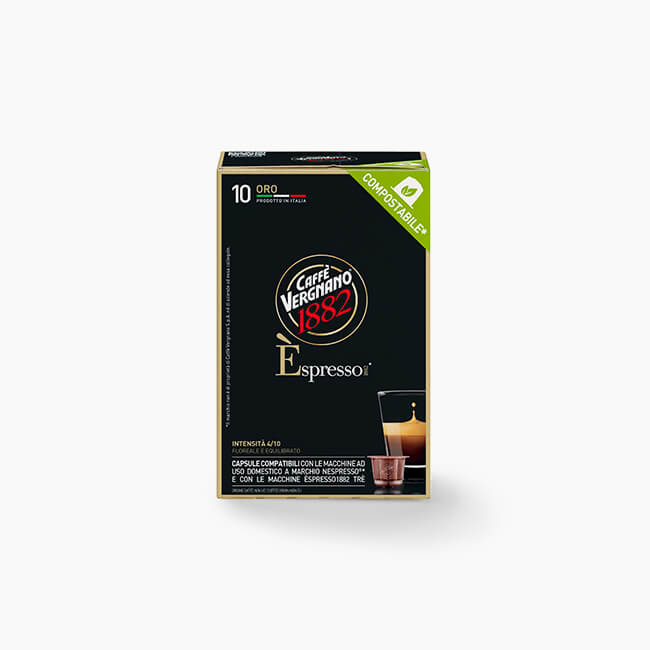 Caffe Vergnano Oro Coffee Nespresso Capsules 10ct