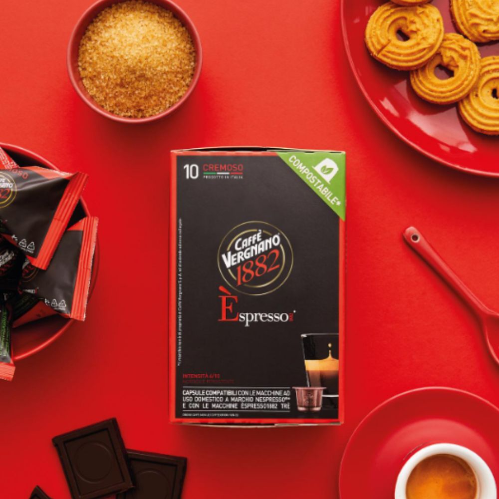Caffe Vergnano Cremoso Coffee Nespresso Capsules 10ct