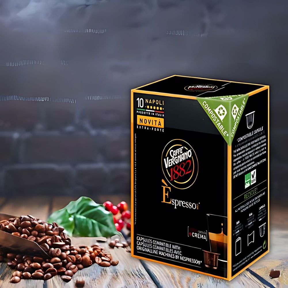 Caffe Vergnano Napoli Coffee Nespresso Capsules 10ct