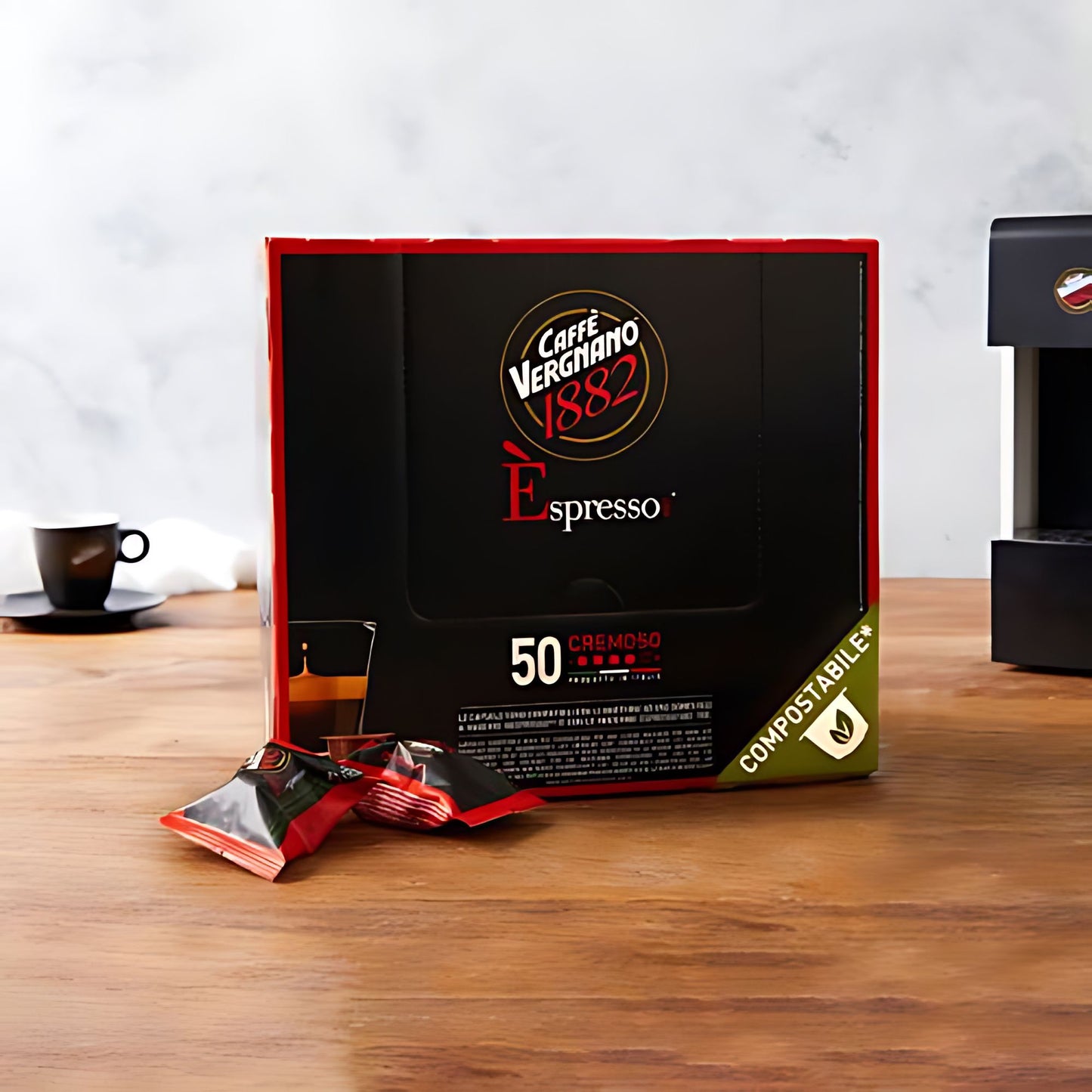 Caffe Vergnano Cremoso Coffee Nespresso Capsules 50ct