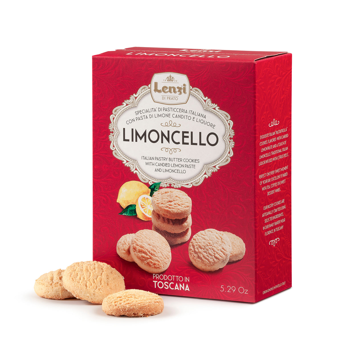 Lenzi Limoncello Pasticcini 5.29oz/150g
