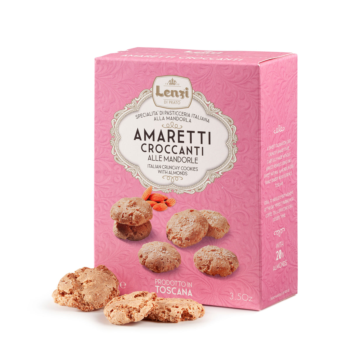 Lenzi Almond Amaretti 3.52oz/100g