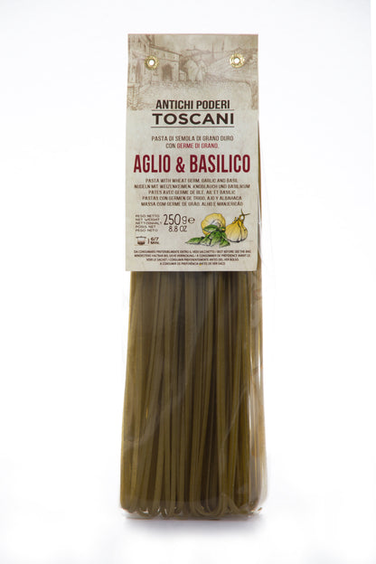 Antichi Poderi Toscani Garlic and Basil Linguine Pasta 8.8oz/250g
