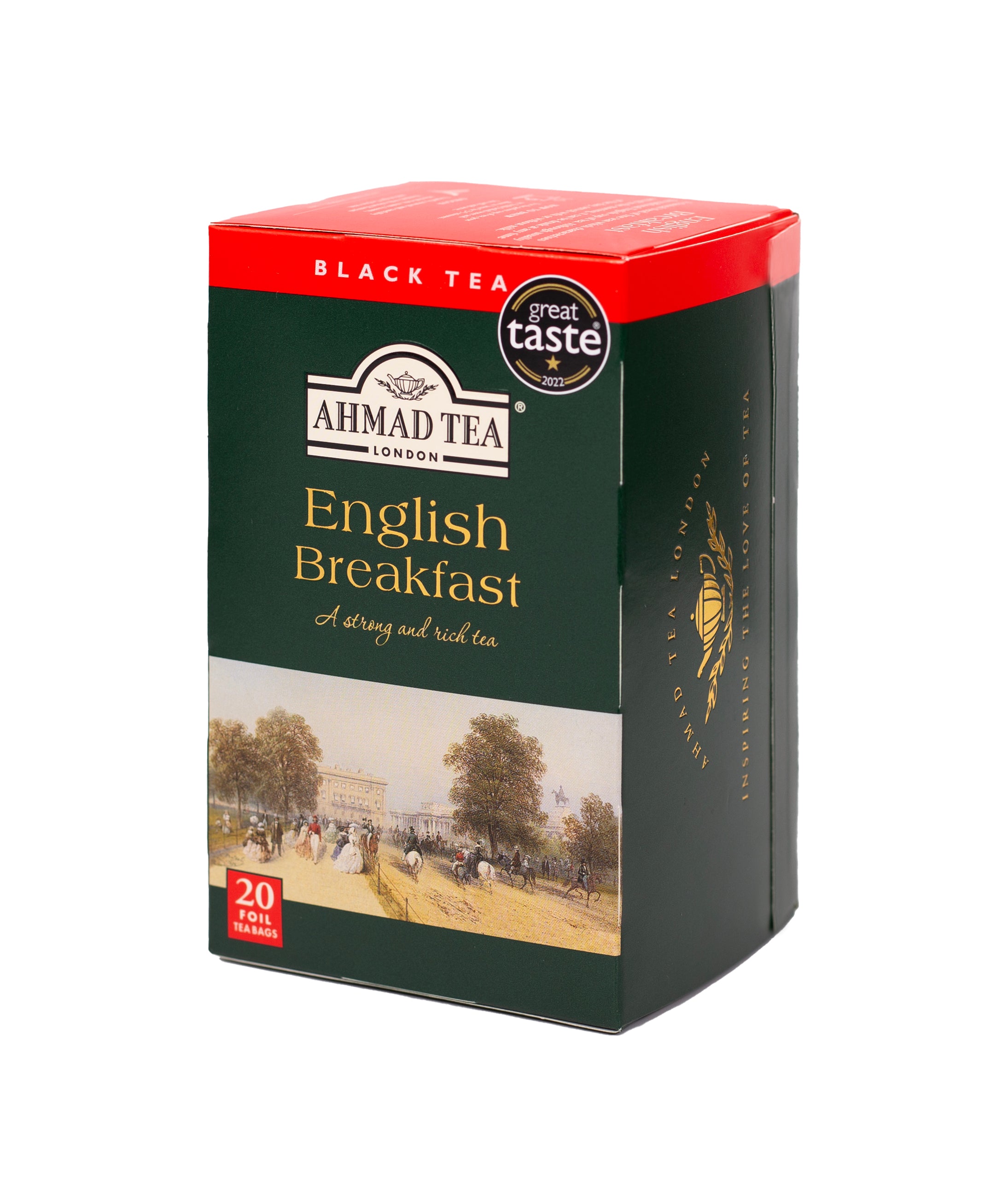 Clearance - Ahmad English Breakfast Black Tea 20 foil tea bags
