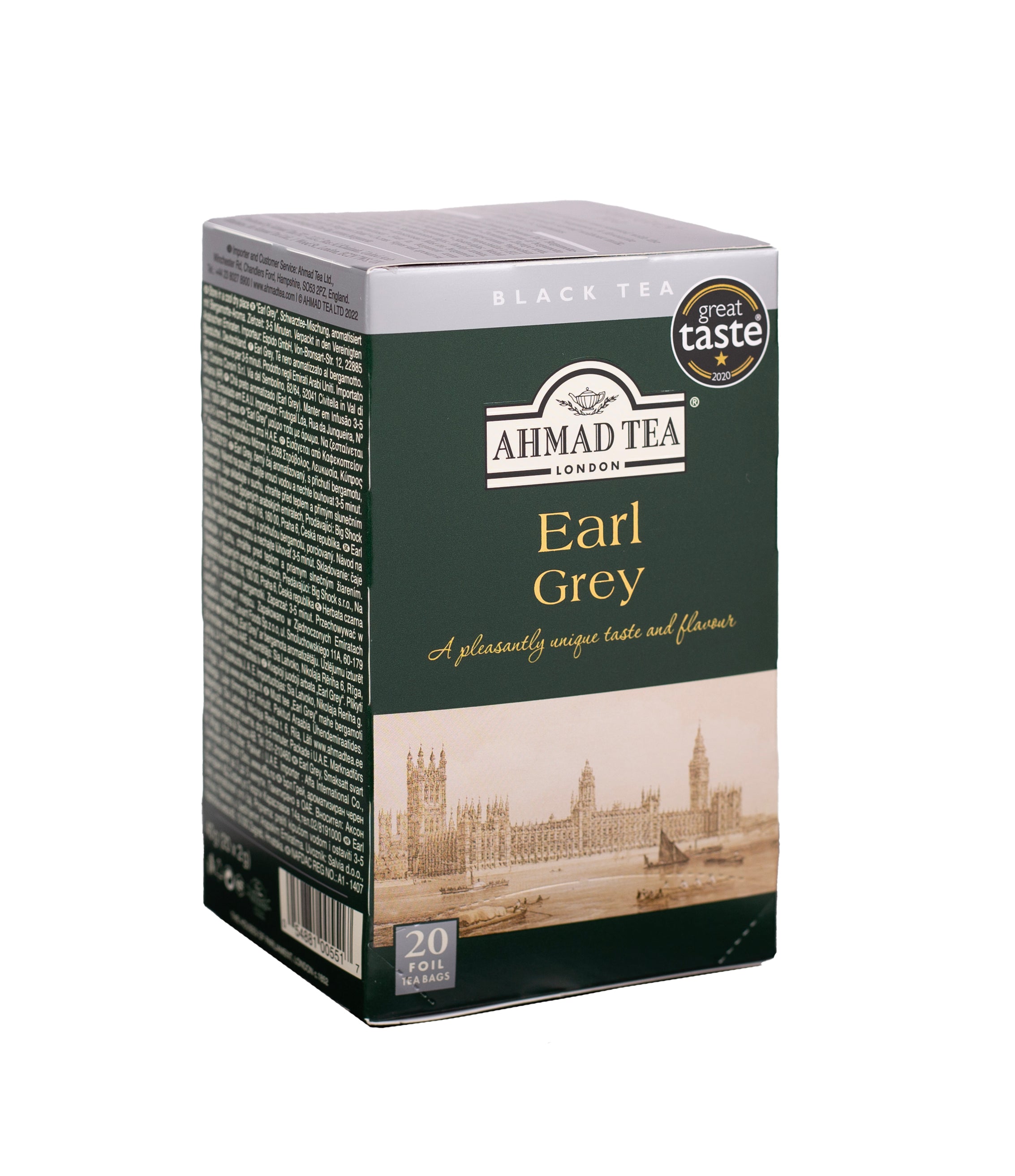 Ahmad Earl Grey Black Tea 20 foil tea bags