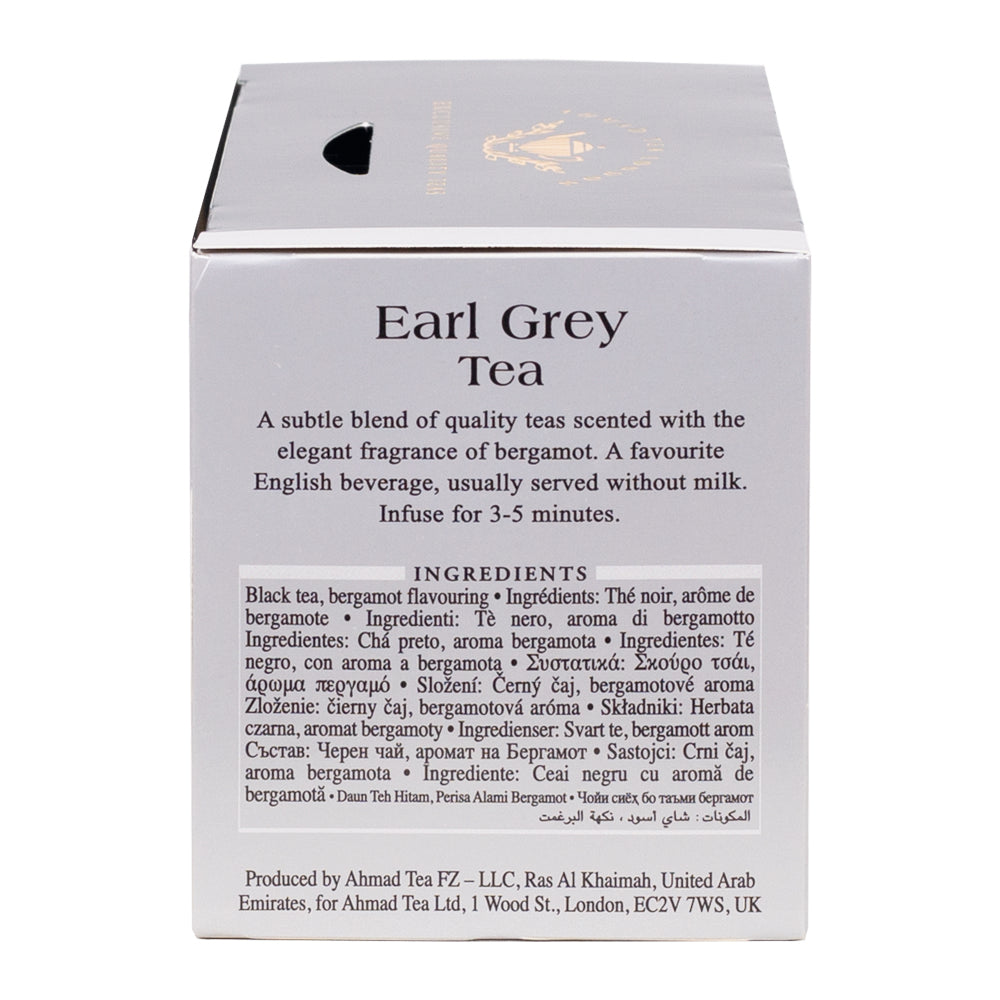 Ahmad Earl Grey Black Tea 20 foil tea bags