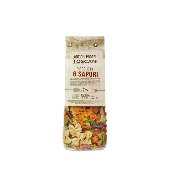 Antichi Poderi Toscani 6 Flavors Fiocchetti Pasta 8.8oz/250g