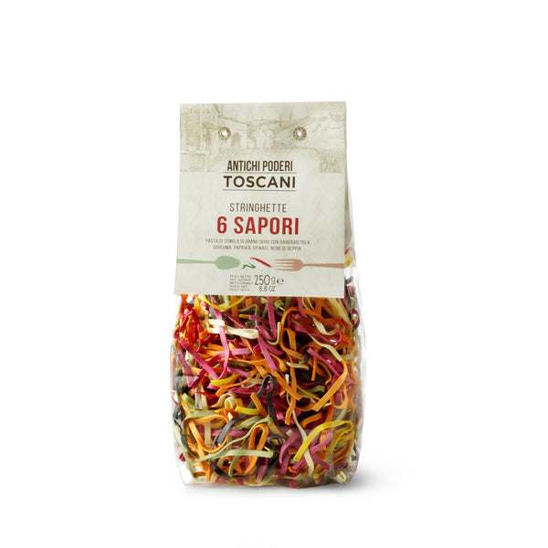 Antichi Poderi Toscani 6 Flavors Stringhette Pasta 8.8oz/250g