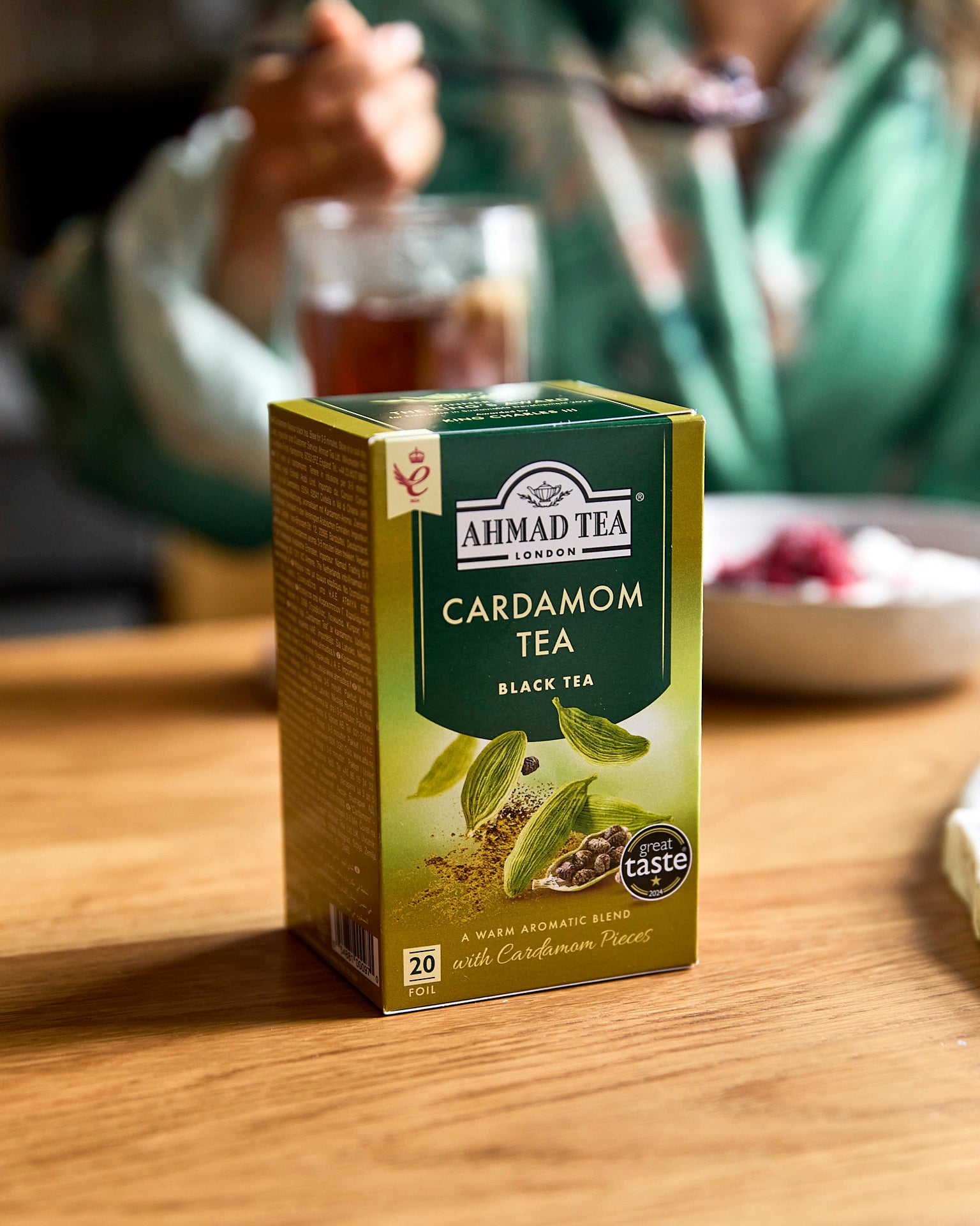 Ahmad Cardamom Black Tea 20 foil tea bags