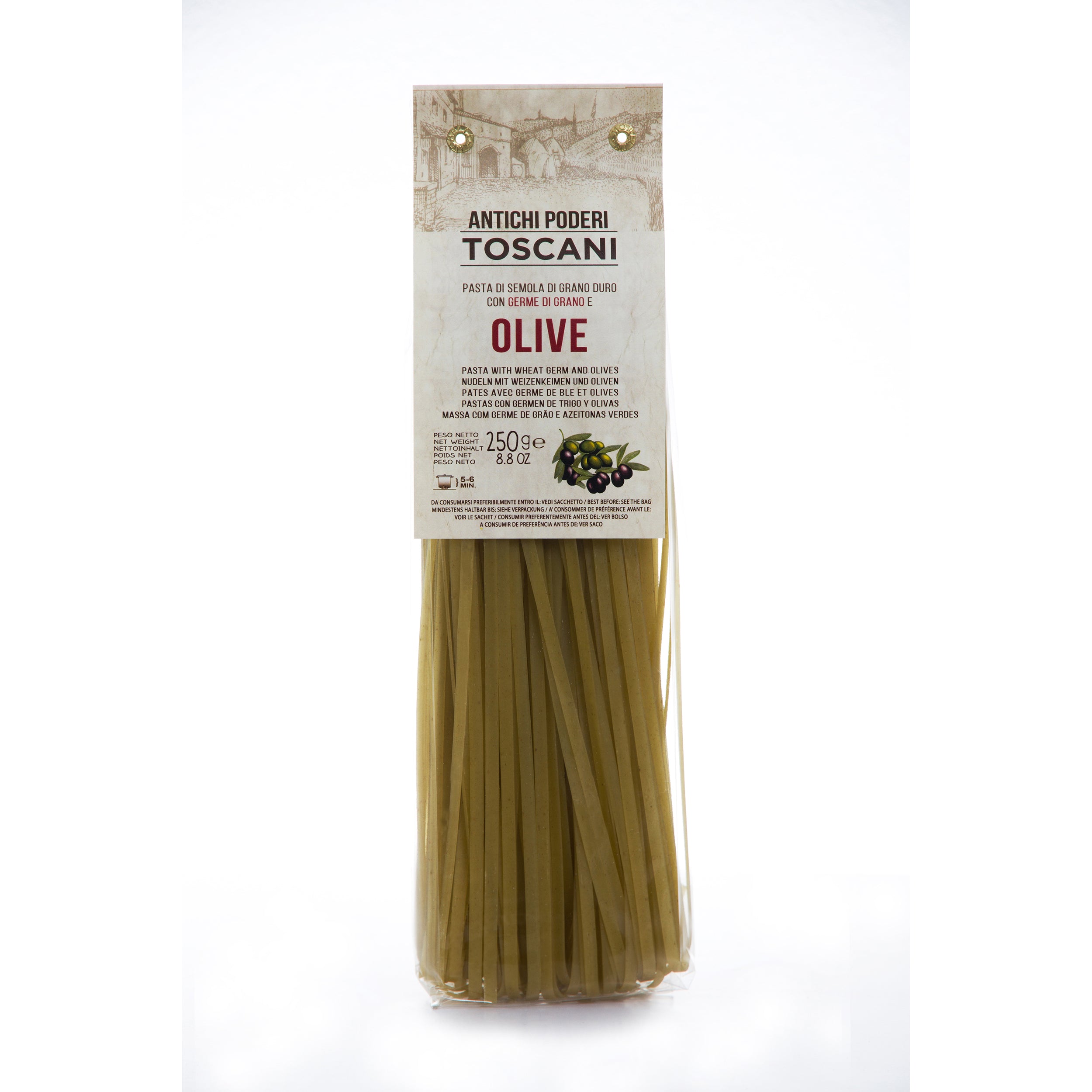 Antichi Poderi Toscani Olive Fettuccine Pasta 8.8oz/250g