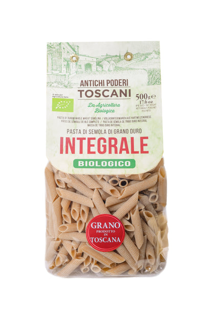 Antichi Poderi Toscani Organic Whole Wheat Penne Pasta 17.6oz/500g